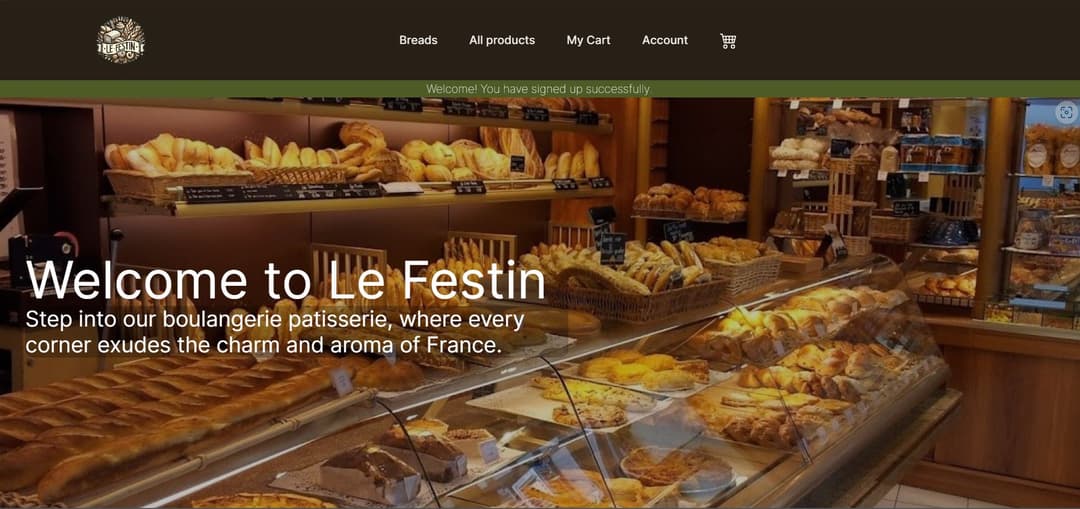 Bakery E-commerce Website