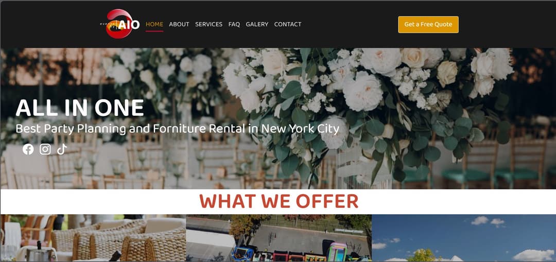 Event Planning Website